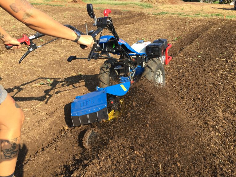 Operating The BCS Rotary Plow